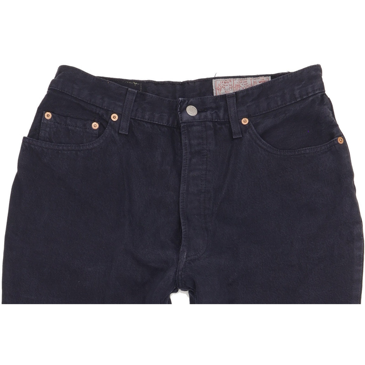 Levi's 901 Navy Straight Regular Jeans High Waisted W32 L30