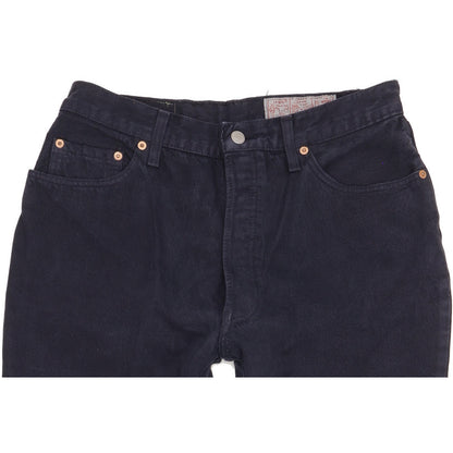 Levi's 901 Navy Straight Regular Jeans High Waisted W32 L30