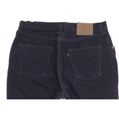 Levi's 901 Navy Straight Regular Jeans High Waisted W32 L30