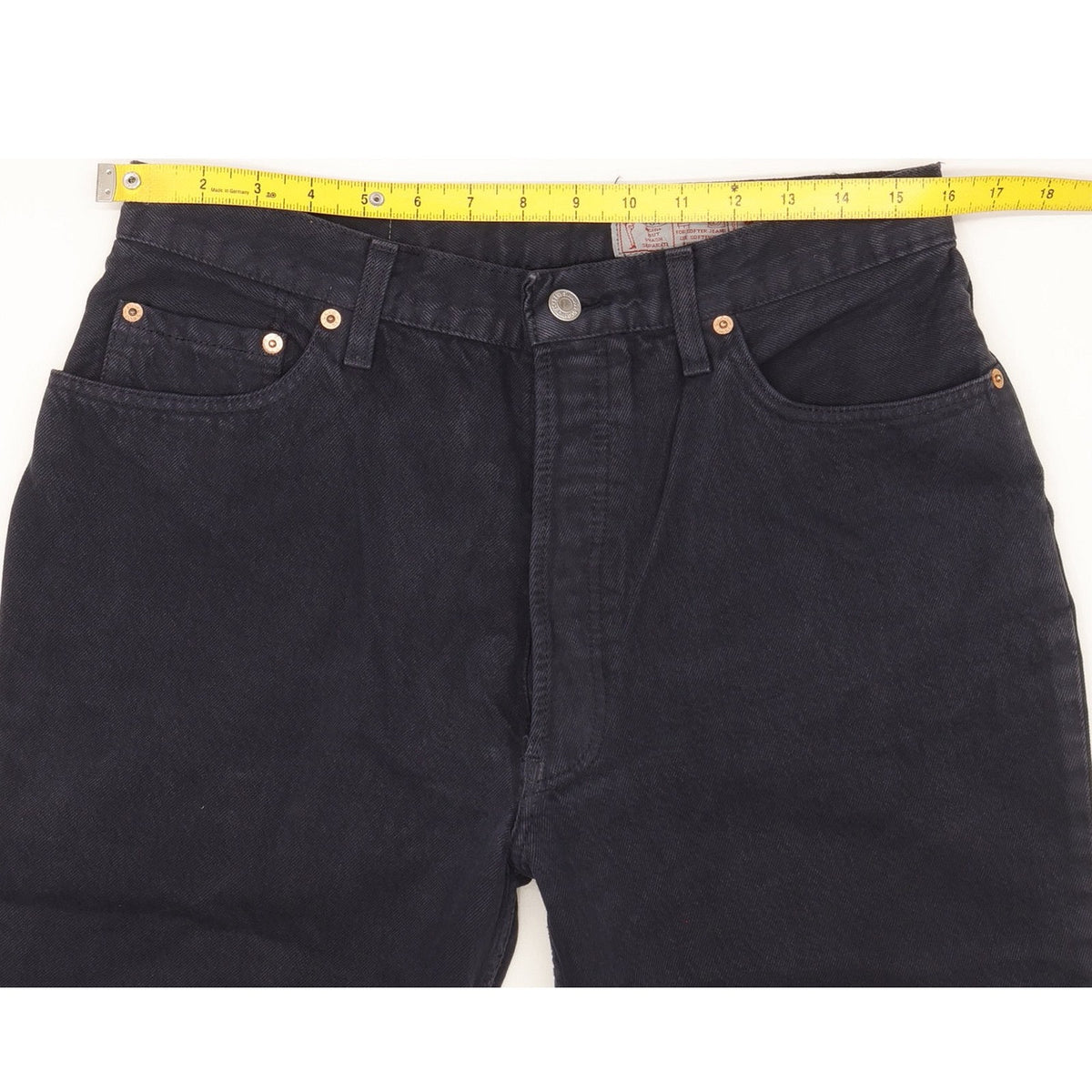 Levi's 901 Navy Straight Regular Jeans High Waisted W32 L30