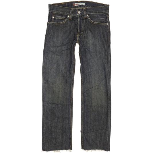 Levi's 506 Men Blue Straight Slim Jeans W29 L29