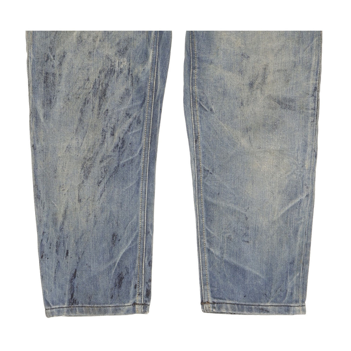 Diesel Roquest Women Blue Straight Regular Cropped Stretch Jeans W29 L30