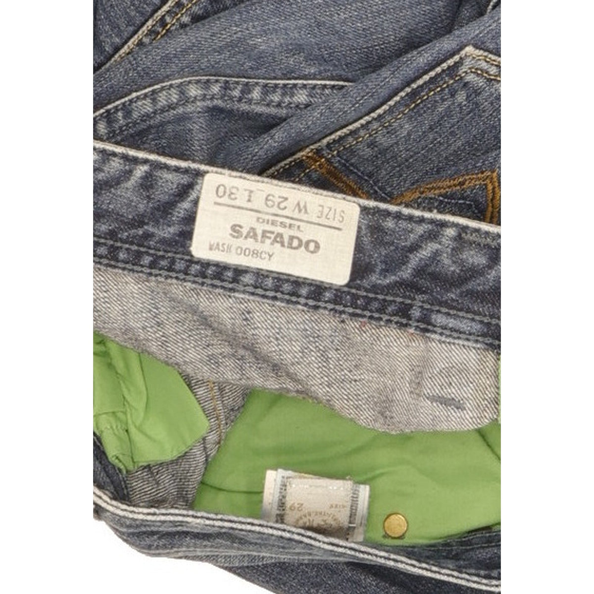 Diesel Safado Men Blue Straight Slim Jeans W29 L30