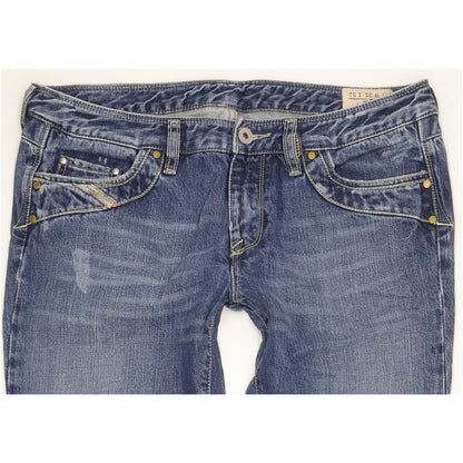 Diesel Kycut Women Blue Straight Slim Jeans W31 L32