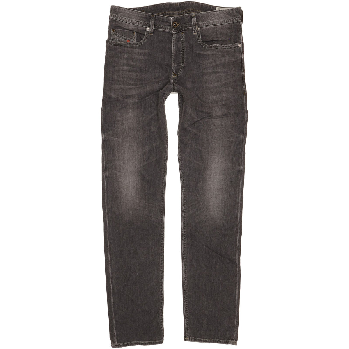Diesel Buster Men Grey Tapered Slim Stretch Jeans W31 L32