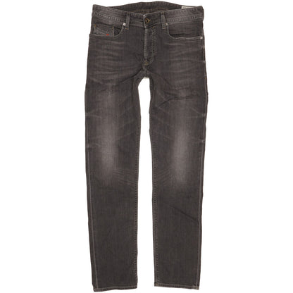 Diesel Buster Men Grey Tapered Slim Stretch Jeans W31 L32