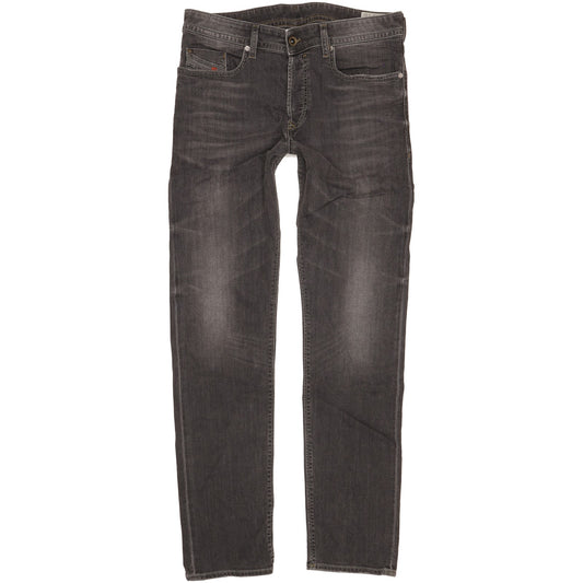 Diesel Buster Men Grey Tapered Slim Stretch Jeans W31 L32