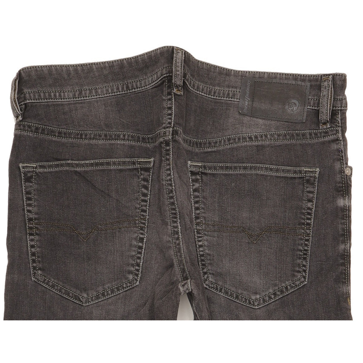 Diesel Buster Men Grey Tapered Slim Stretch Jeans W31 L32