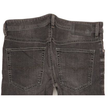 Diesel Buster Men Grey Tapered Slim Stretch Jeans W31 L32