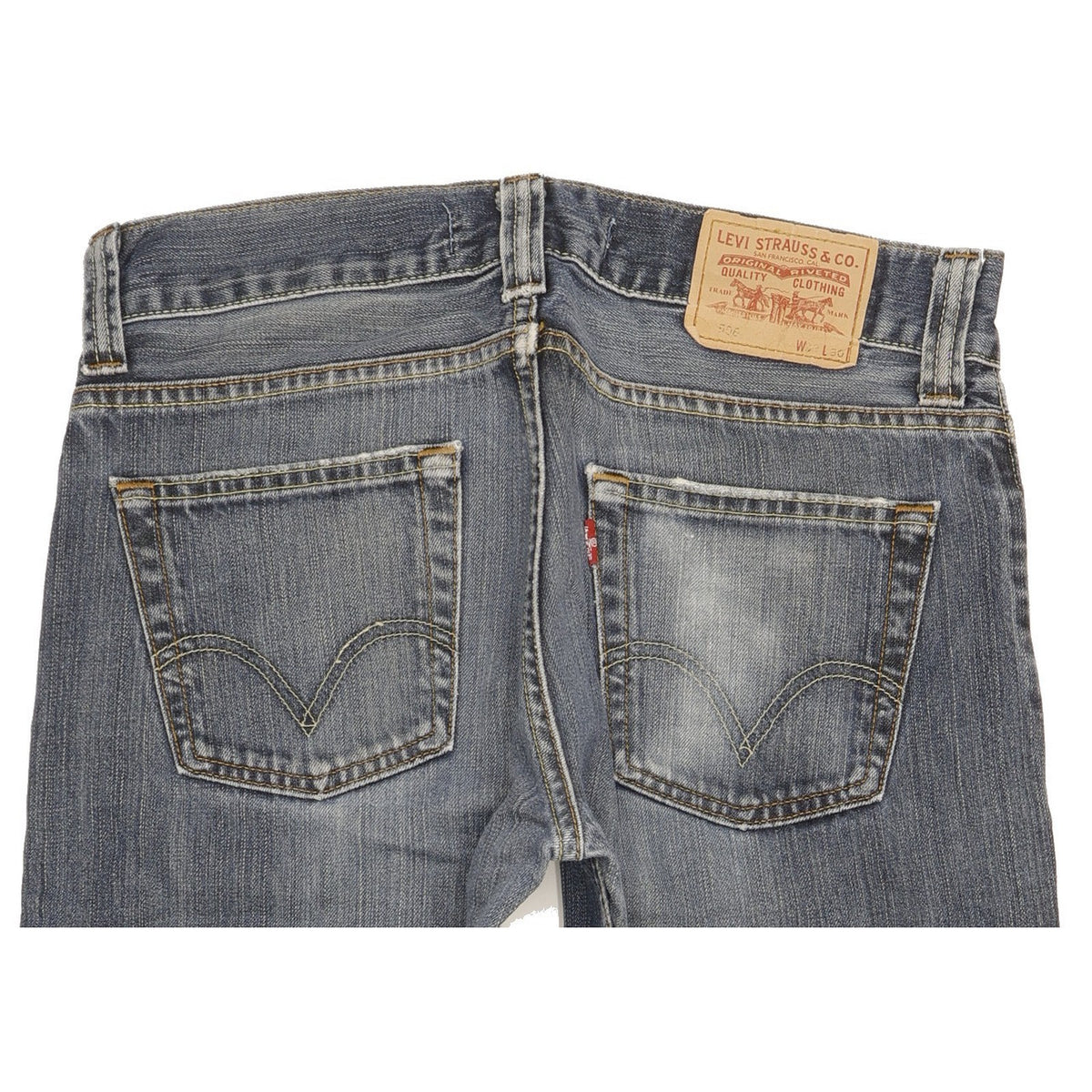 Levi's 506 Men Blue Straight Regular Jeans W32 L30