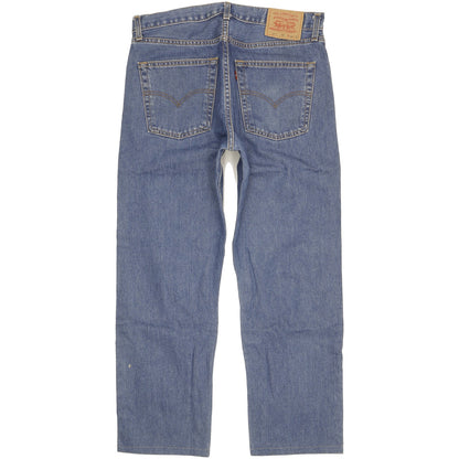 Levi's 521 Men Blue Straight Regular Jeans W36 L28