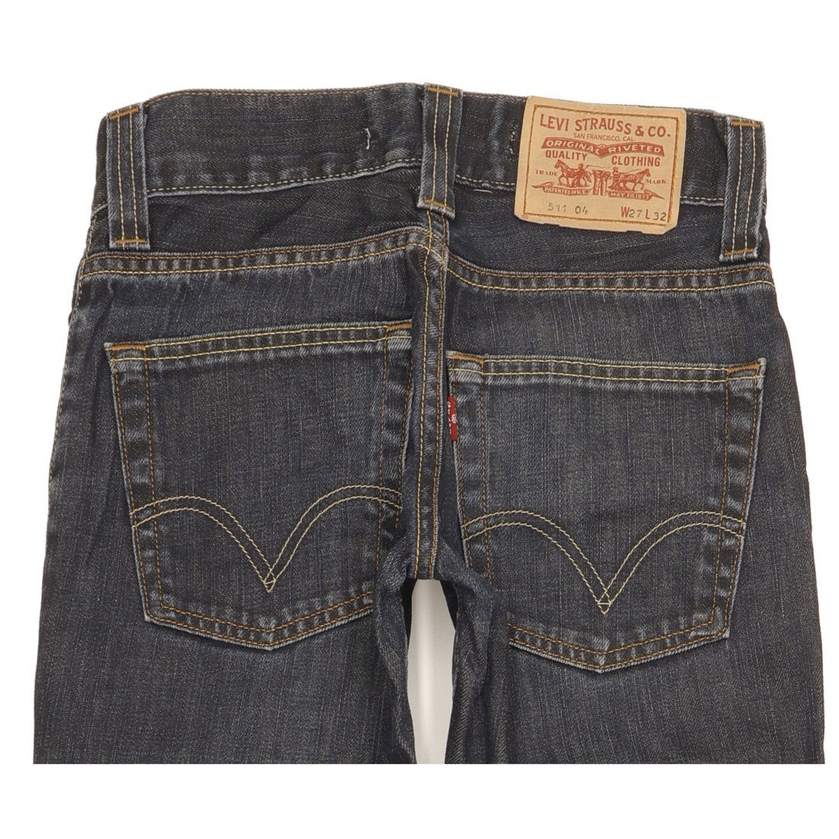 Levi's 511 Men Blue Straight Slim Jeans W27 L31