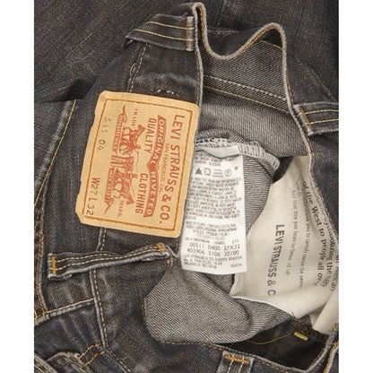 Levi's 511 Men Blue Straight Slim Jeans W27 L31