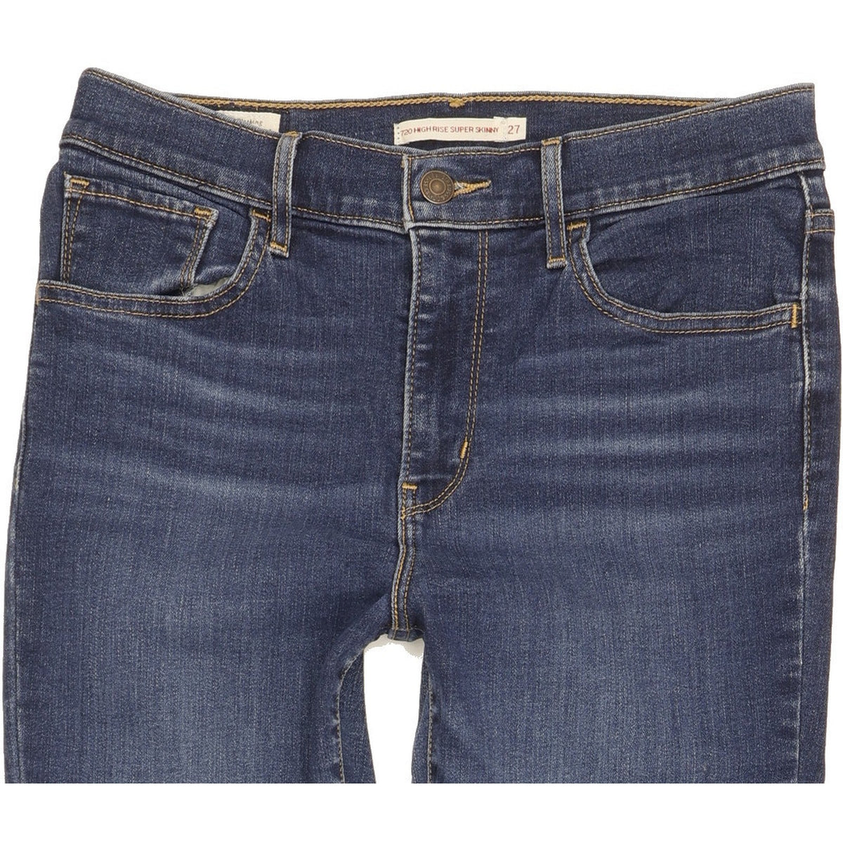 Levi's 720 Women Blue Skinny Slim Stretch Jeans W27 L30