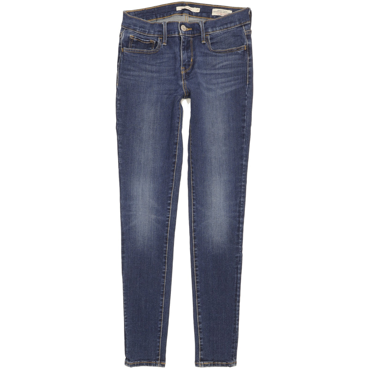 Levi's 710 Super Women Blue Skinny Slim Stretch Jeans W27 L30
