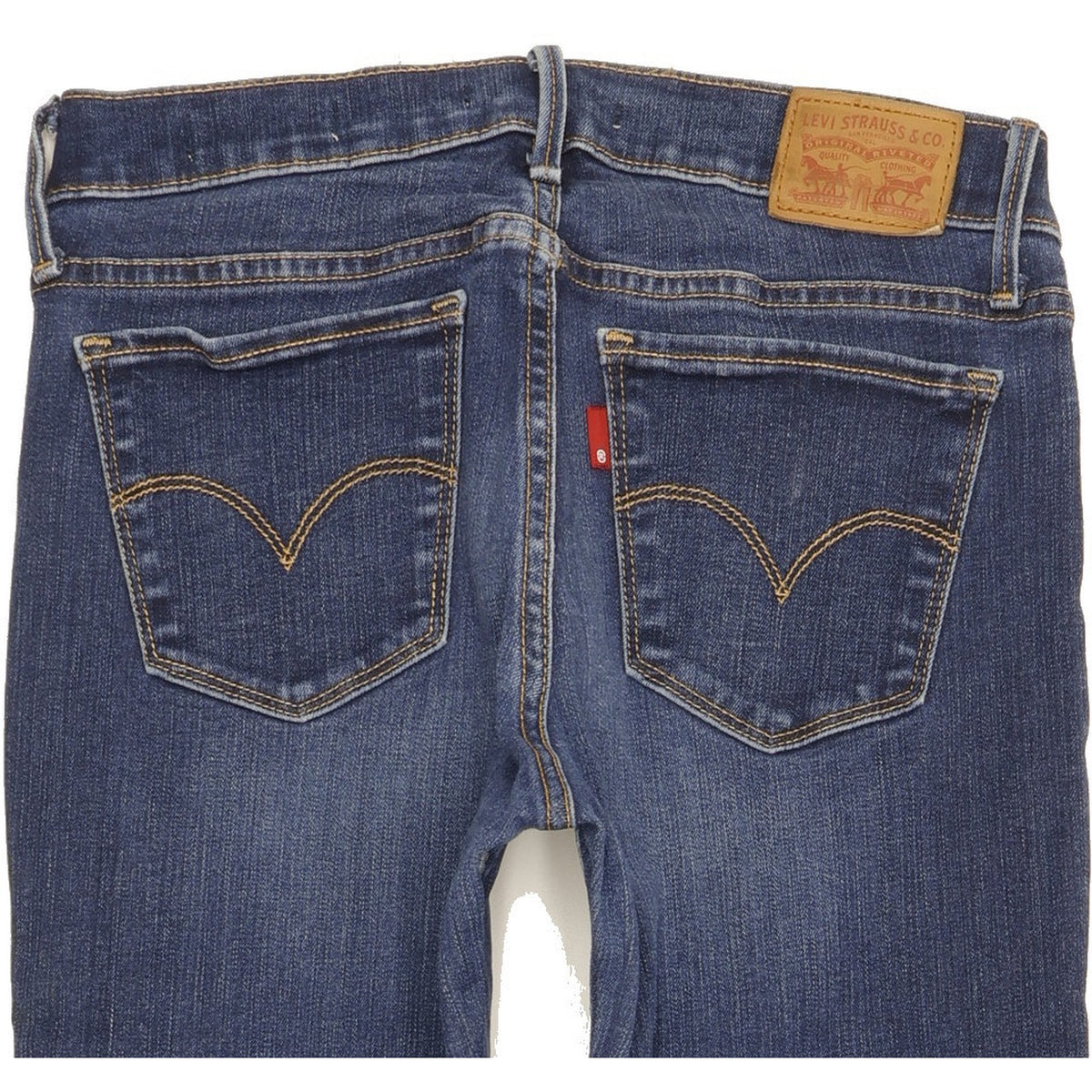 Levi's 710 Super Women Blue Skinny Slim Stretch Jeans W27 L30