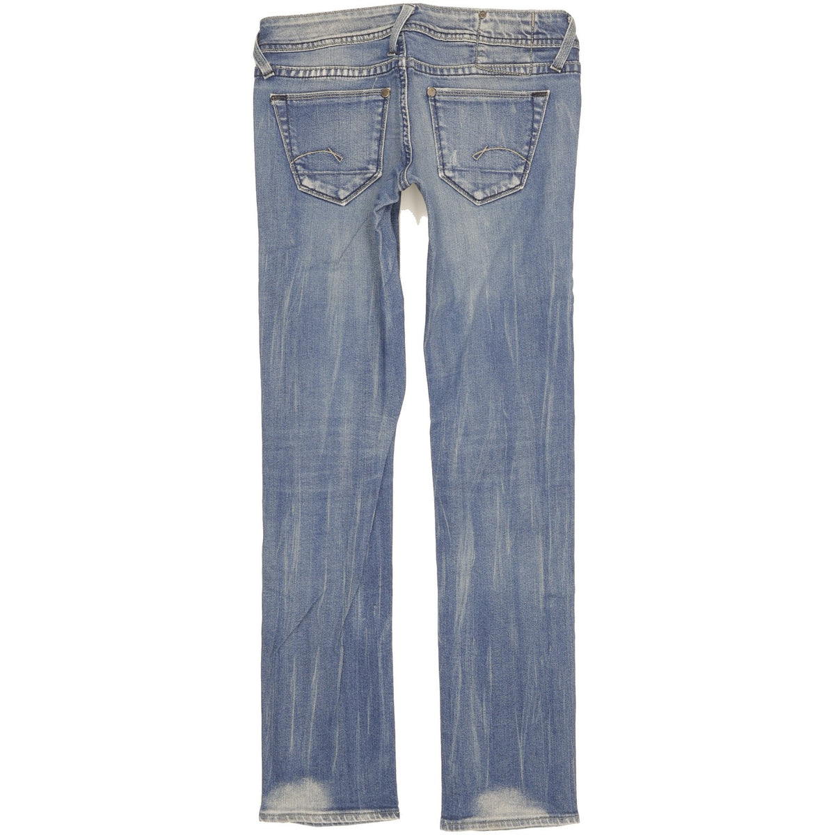 G-Star Core Women Blue Straight Slim Stretch Jeans W26 L31
