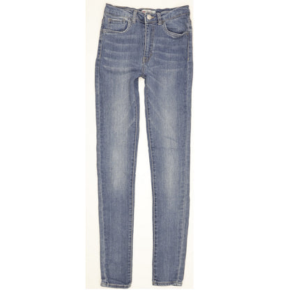 Levi's 720 Girls Women Blue Skinny Slim Stretch Jeans W24 L30