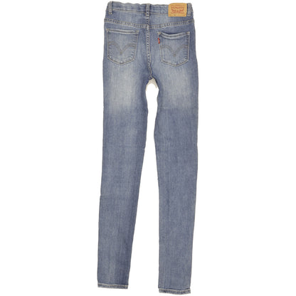 Levi's 720 Girls Women Blue Skinny Slim Stretch Jeans W24 L30