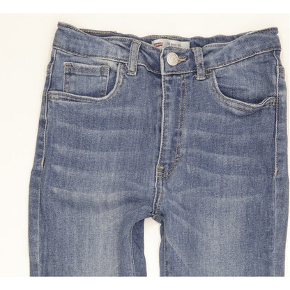 Levi's 720 Girls Women Blue Skinny Slim Stretch Jeans W24 L30