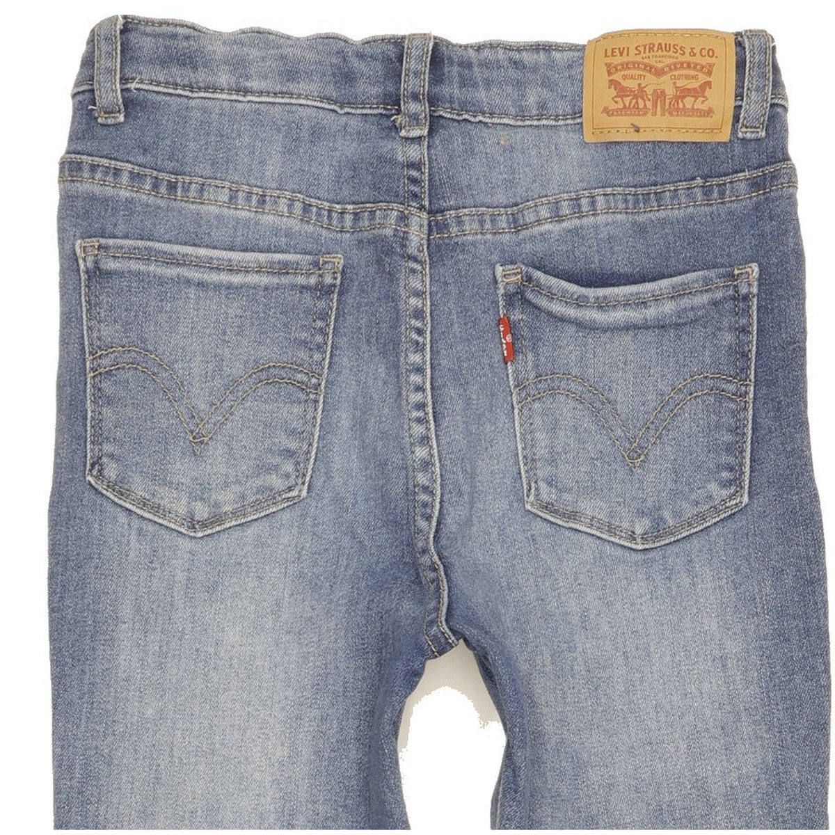 Levi's 720 Girls Women Blue Skinny Slim Stretch Jeans W24 L30