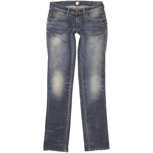 G-Star Midge Dover Women Blue Straight Slim Stretch Jeans W29 L34