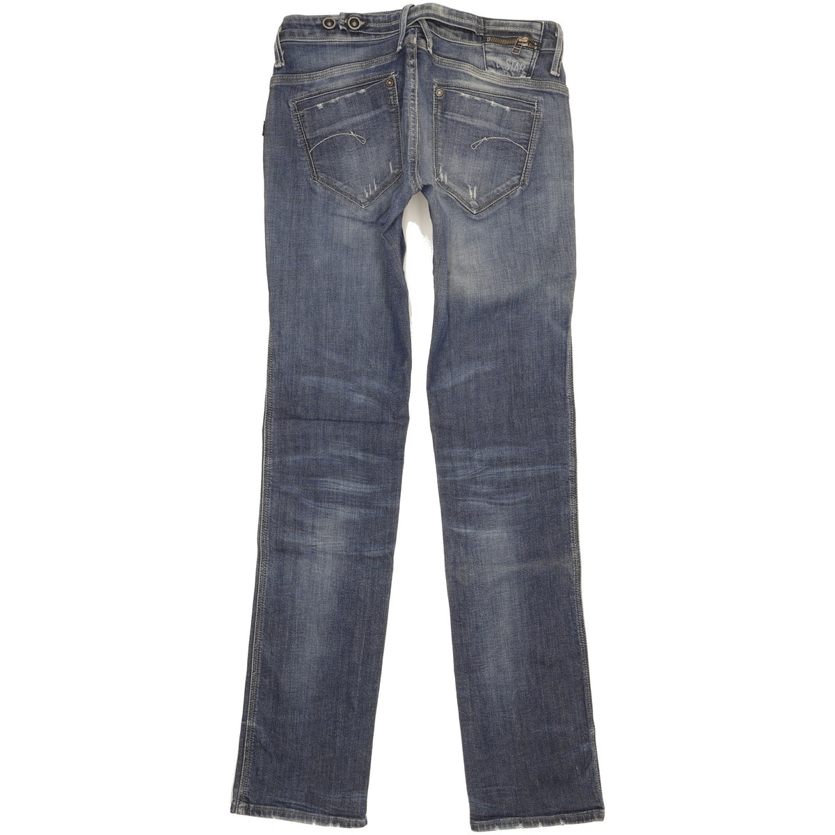 G-Star Midge Dover Women Blue Straight Slim Stretch Jeans W29 L34