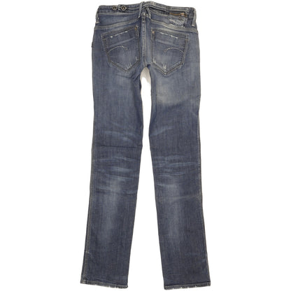 G-Star Midge Dover Women Blue Straight Slim Stretch Jeans W29 L34