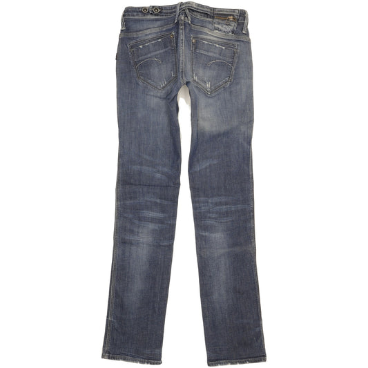 G-Star Midge Dover Women Blue Straight Slim Stretch Jeans W29 L34