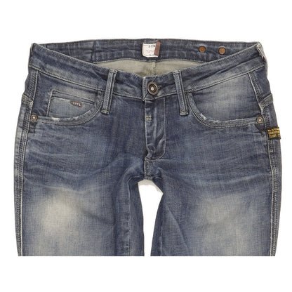 G-Star Midge Dover Women Blue Straight Slim Stretch Jeans W29 L34