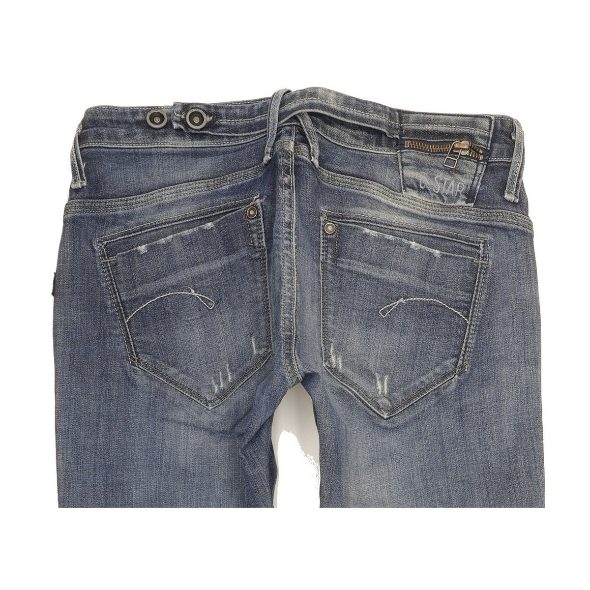 G-Star Midge Dover Women Blue Straight Slim Stretch Jeans W29 L34