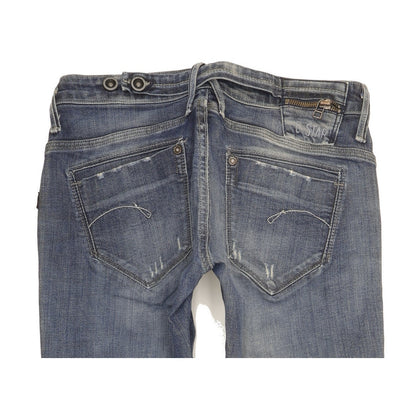 G-Star Midge Dover Women Blue Straight Slim Stretch Jeans W29 L34