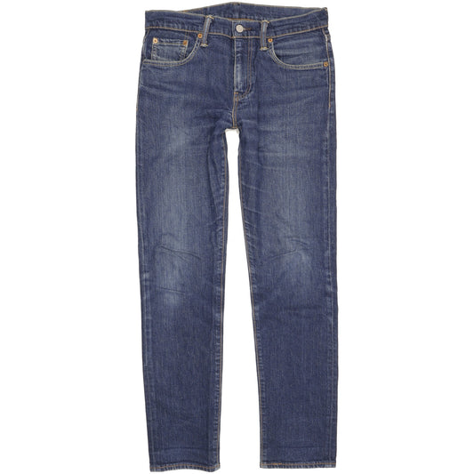 Levi's 502 Men Blue Tapered Regular Stretch Jeans W30 L31
