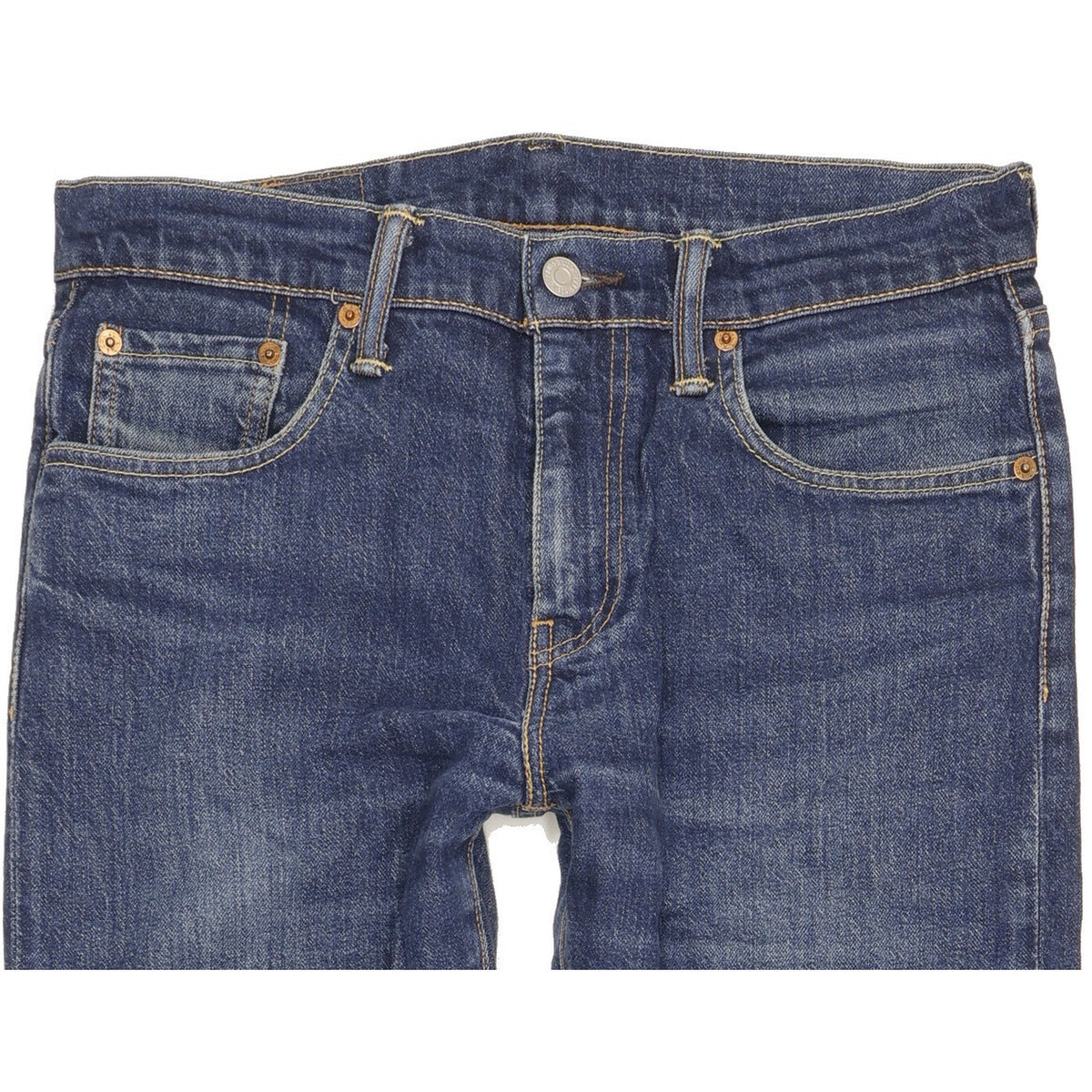 Levi's 502 Men Blue Tapered Regular Stretch Jeans W30 L31