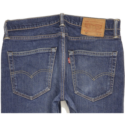 Levi's 502 Men Blue Tapered Regular Stretch Jeans W30 L31
