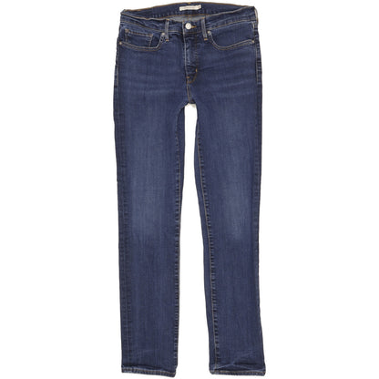 Levi's 312 Shaping Women Blue Straight Slim Stretch Jeans W30 L31