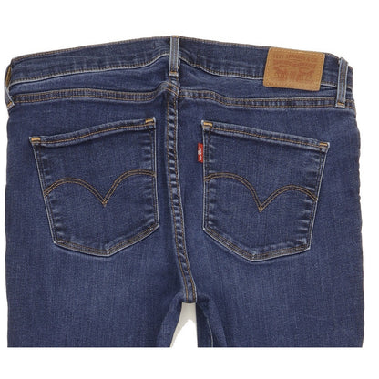 Levi's 312 Shaping Women Blue Straight Slim Stretch Jeans W30 L31