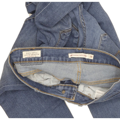 Levi's 310 Shaping Women Blue Skinny Slim Stretch Jeans W28 L29