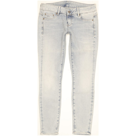 G-Star Women Blue Skinny Slim Stretch Jeans W26 L28
