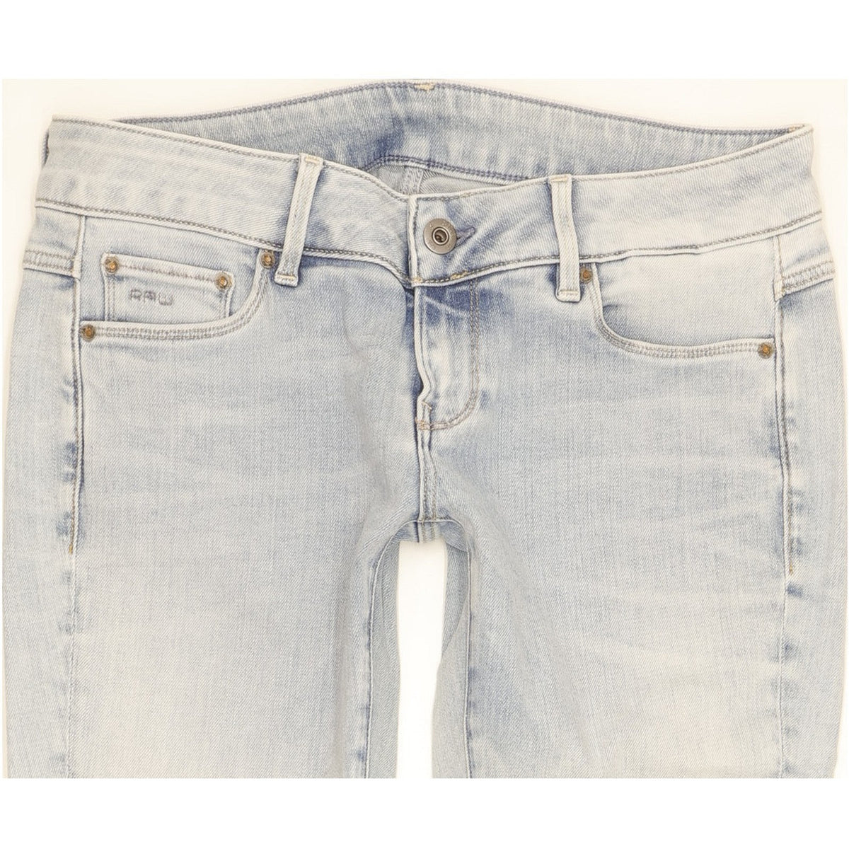 G-Star Women Blue Skinny Slim Stretch Jeans W26 L28