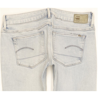 G-Star Women Blue Skinny Slim Stretch Jeans W26 L28