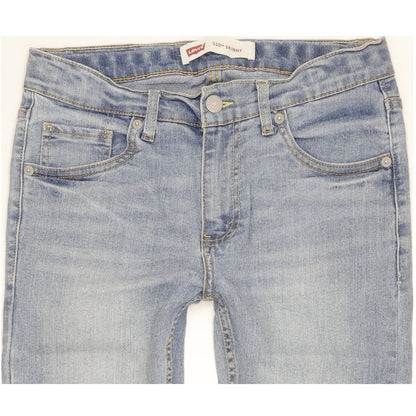 Levi's 510 Kids Blue Skinny Slim Stretch Jeans W28 L30