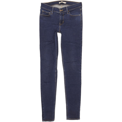 Levi's 710 Super Women Blue Skinny Slim Stretch Jeans W29 L31