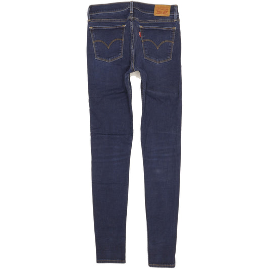 Levi's 710 Super Women Blue Skinny Slim Stretch Jeans W29 L31