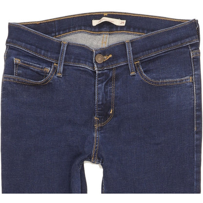 Levi's 710 Super Women Blue Skinny Slim Stretch Jeans W29 L31
