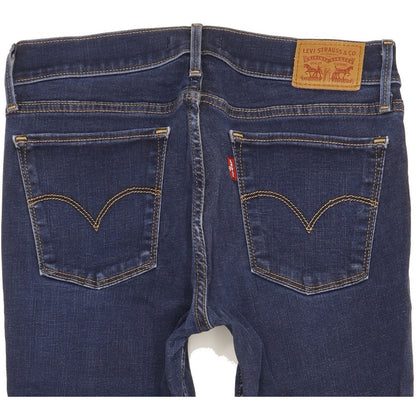 Levi's 710 Super Women Blue Skinny Slim Stretch Jeans W29 L31