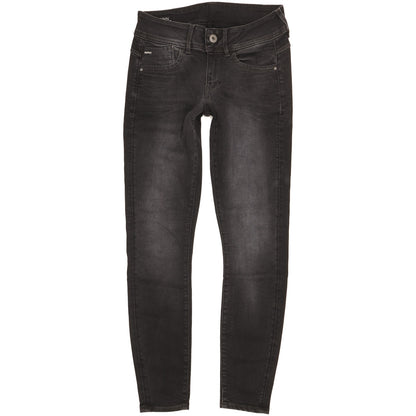 G-Star Lynn Women Black Skinny Slim Stretch Jeans W28 L30