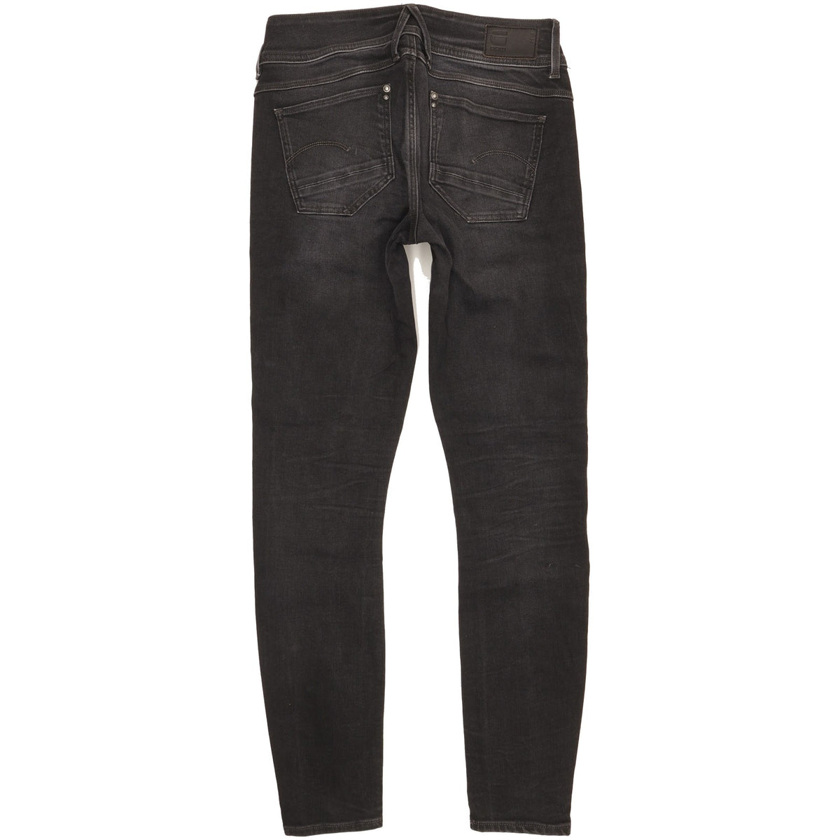 G-Star Lynn Women Black Skinny Slim Stretch Jeans W28 L30