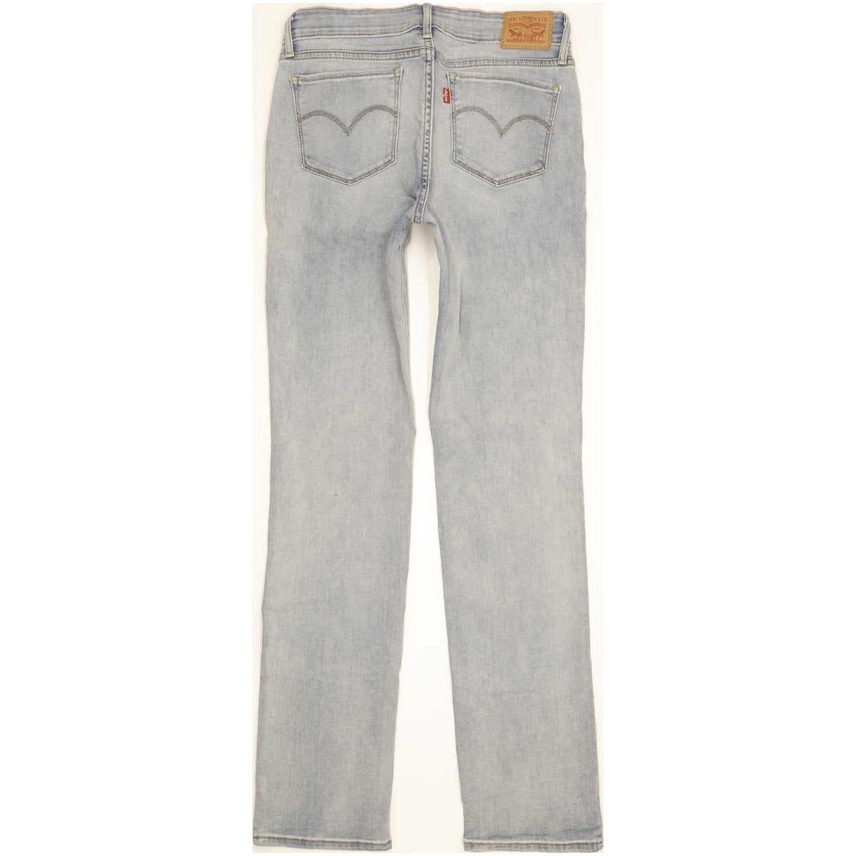 Levi's 714 Women Blue Straight Slim Stretch Jeans W30 L33