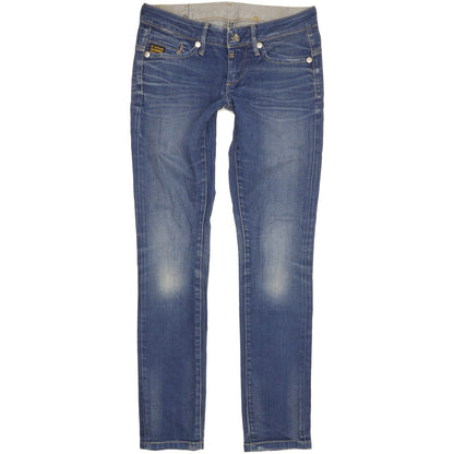 G-Star Midge Women Blue Skinny Slim Stretch Jeans W27 L31